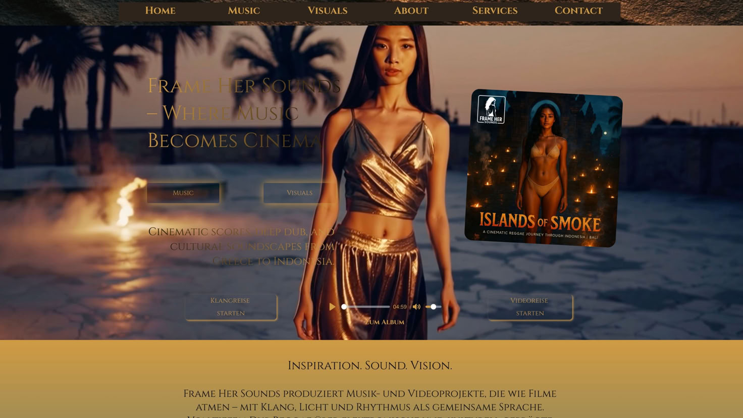 Frame Her Sounds - Where Music becomes Cinema